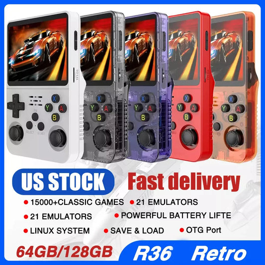 HaNa⢠R36S Retro Gaming Console (US STOCK)