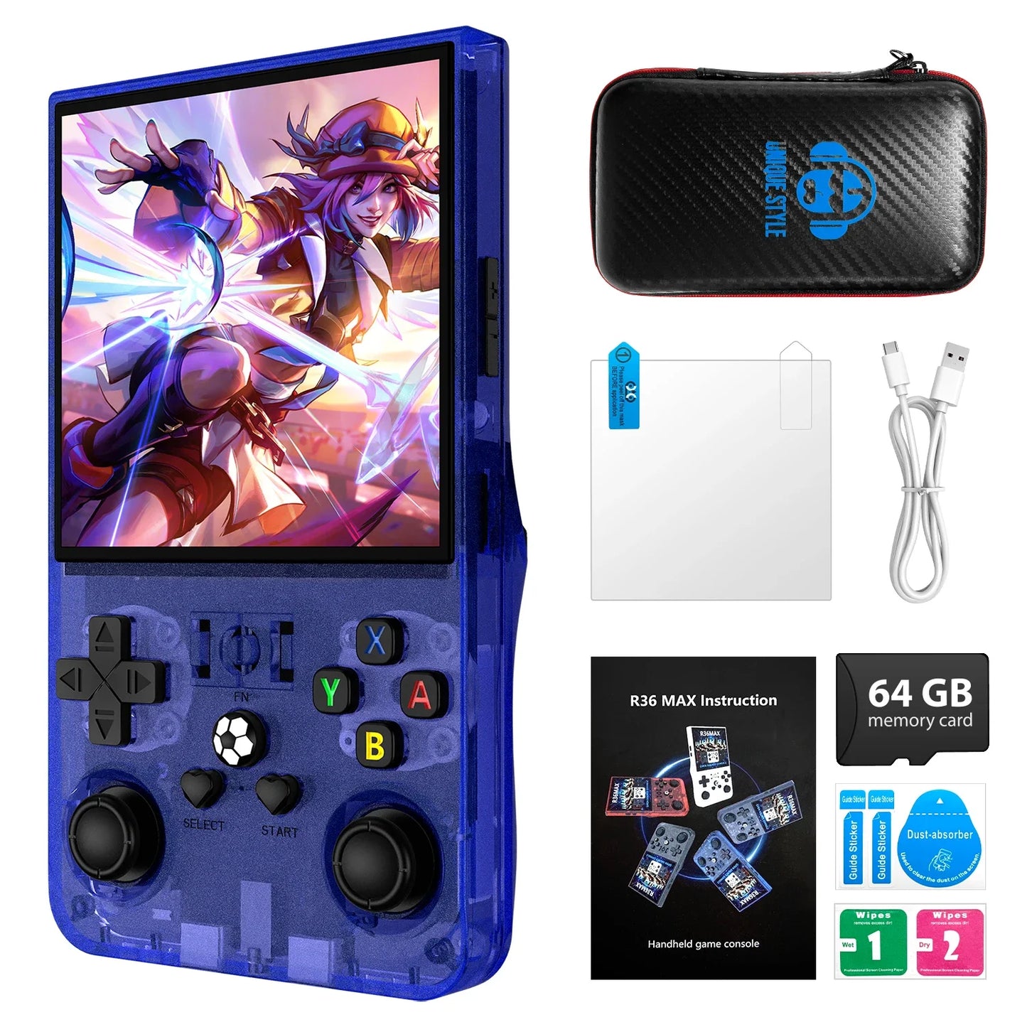 HaNa™ R36 Max Portable Game Console