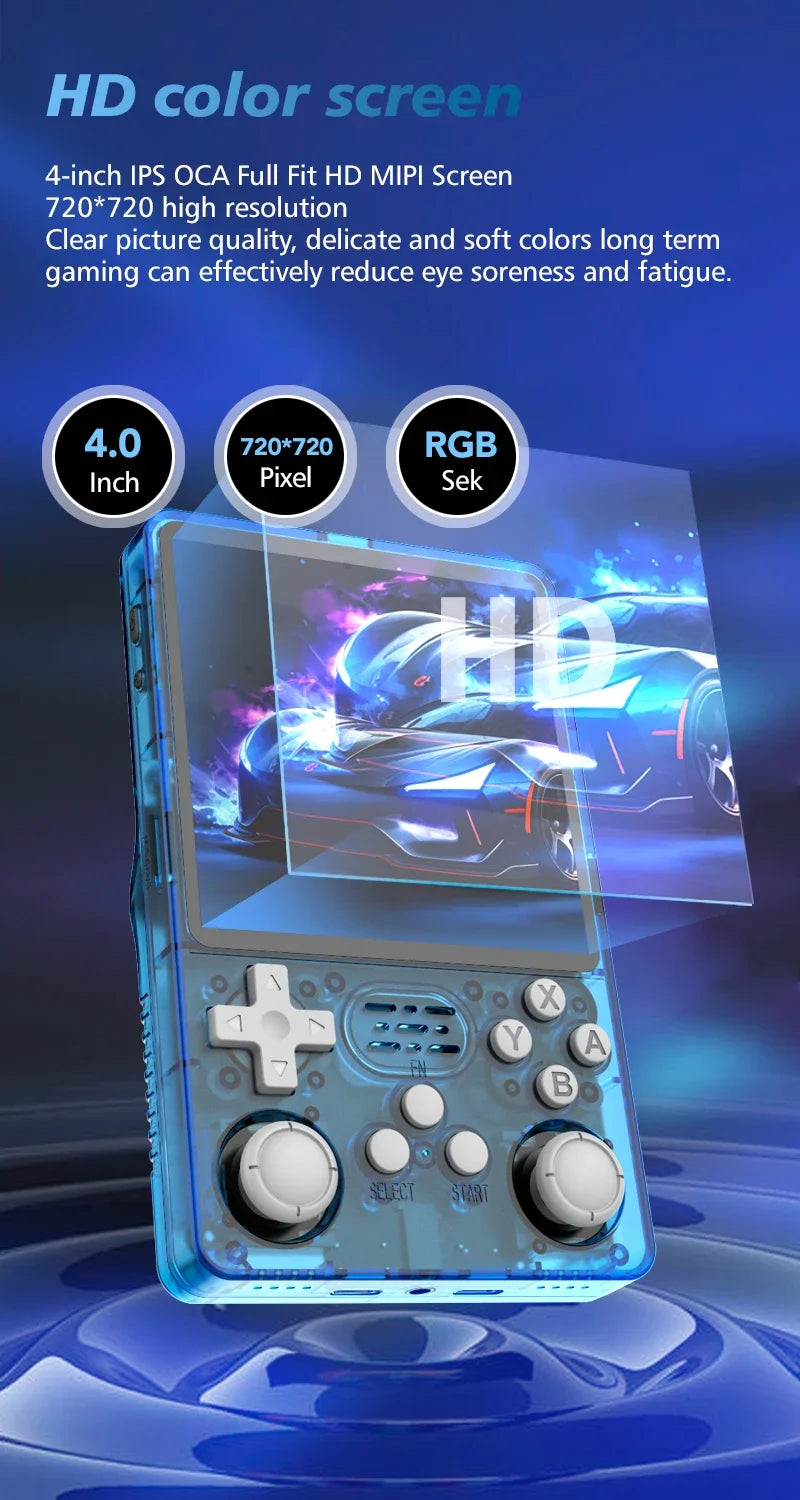 HaNa™ R36Plus Big Screen Retro Gaming Console