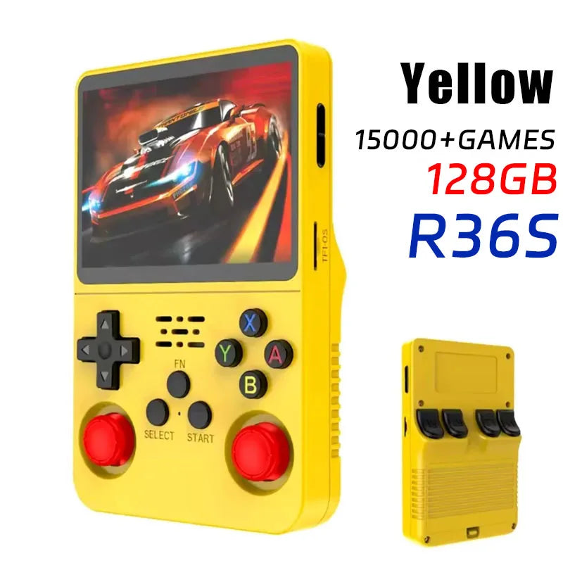 HANA™ R36S Retro Pocket Game Console