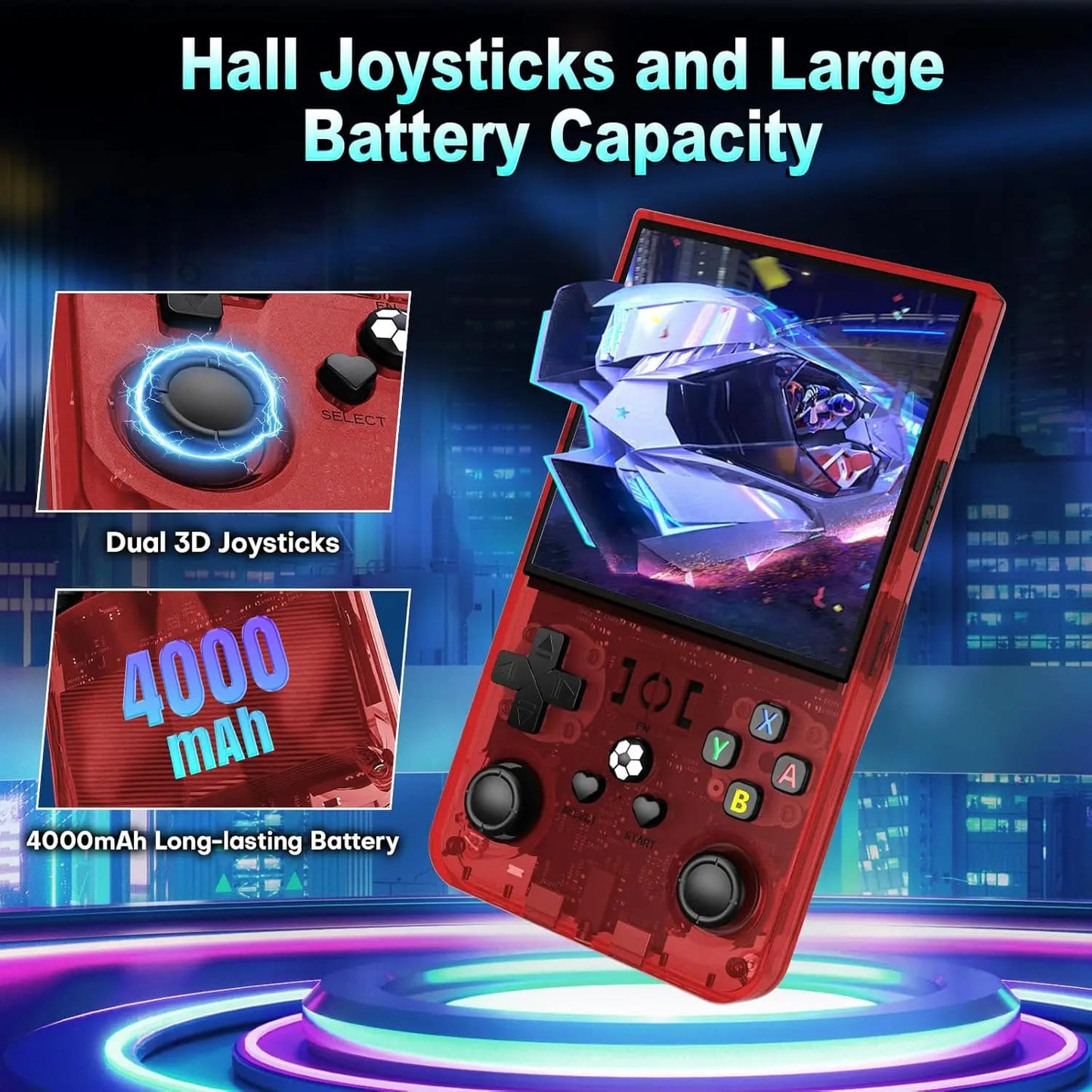 HANA™ R36MAX Retro Portable Handheld Game Console