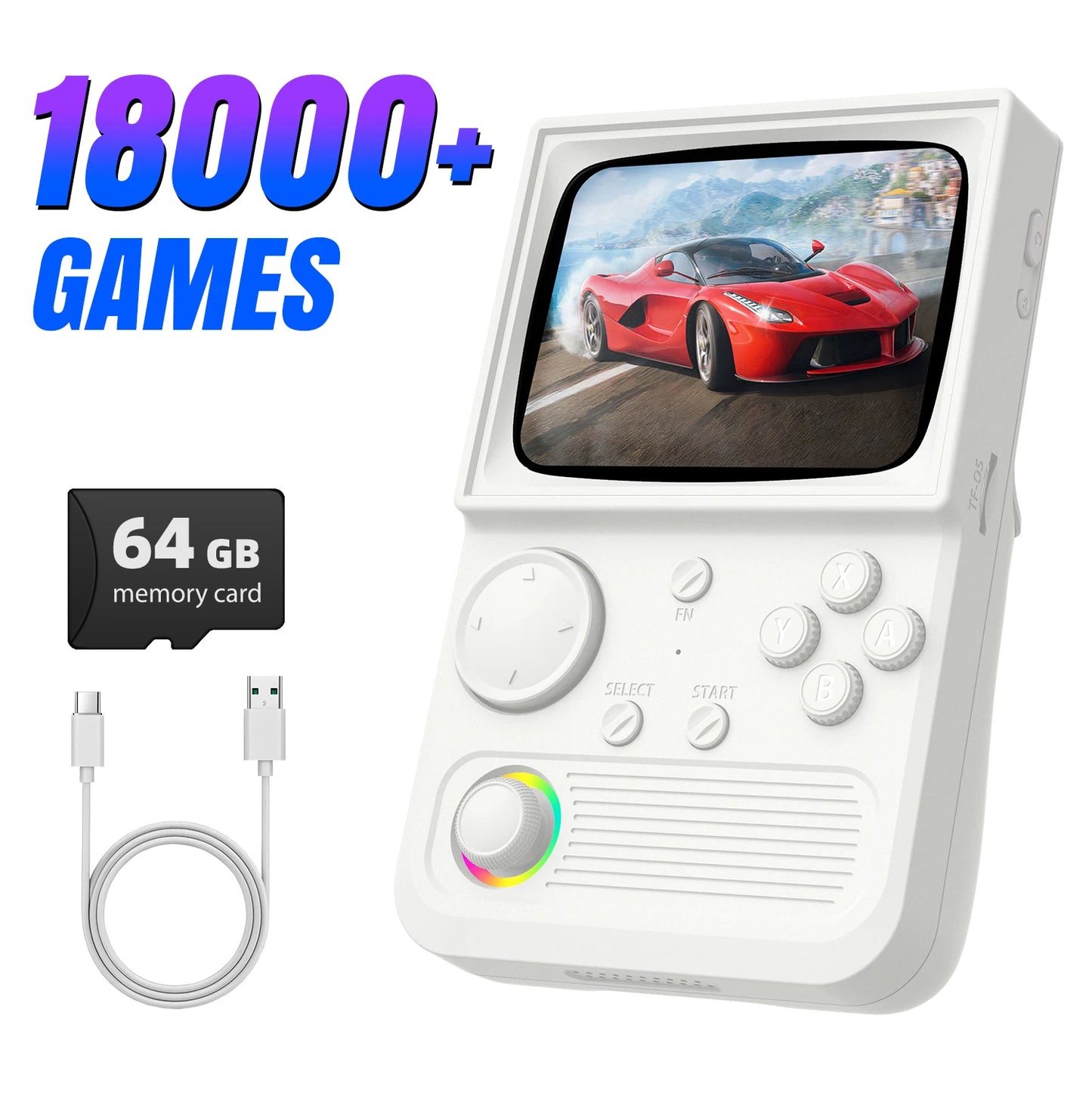 HaNa™ 2025 NEW R36T Retro Gaming Console