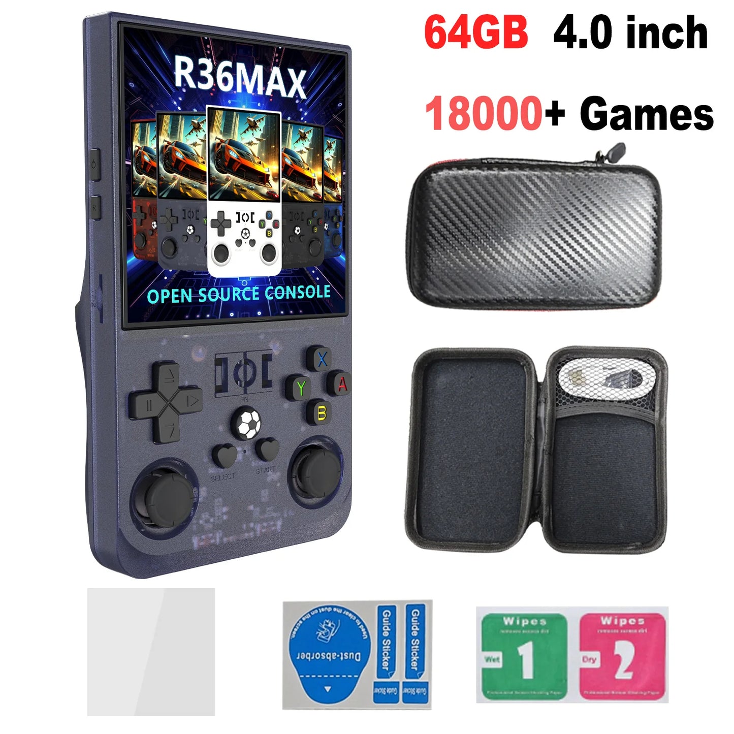 HaNa™ R36MAX Retro Portable Handheld Game Console